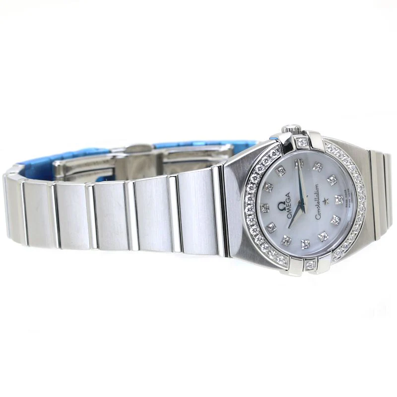 Omega Constellation Double Eagle Diamond Quartz Watch