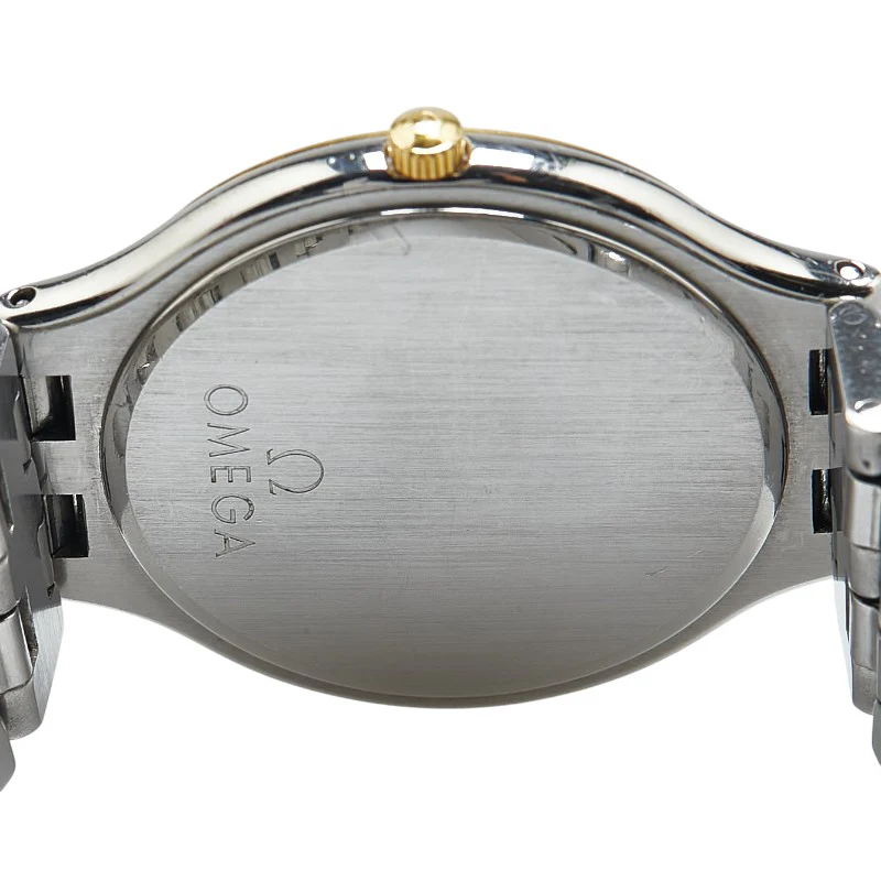 Omega De Ville Quartz Watch Stainless Steel K18YG