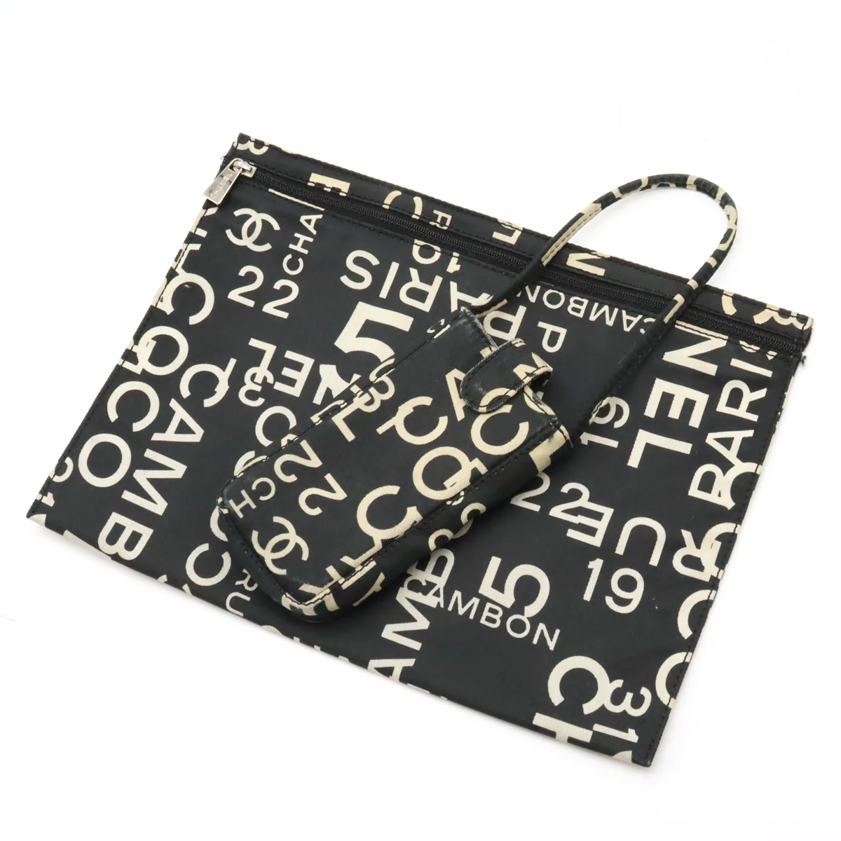 Chanel Canvas Logo Tote Bag A18303