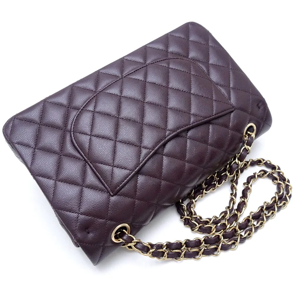 Chanel Caviar Chain Shoulder Bag A01112