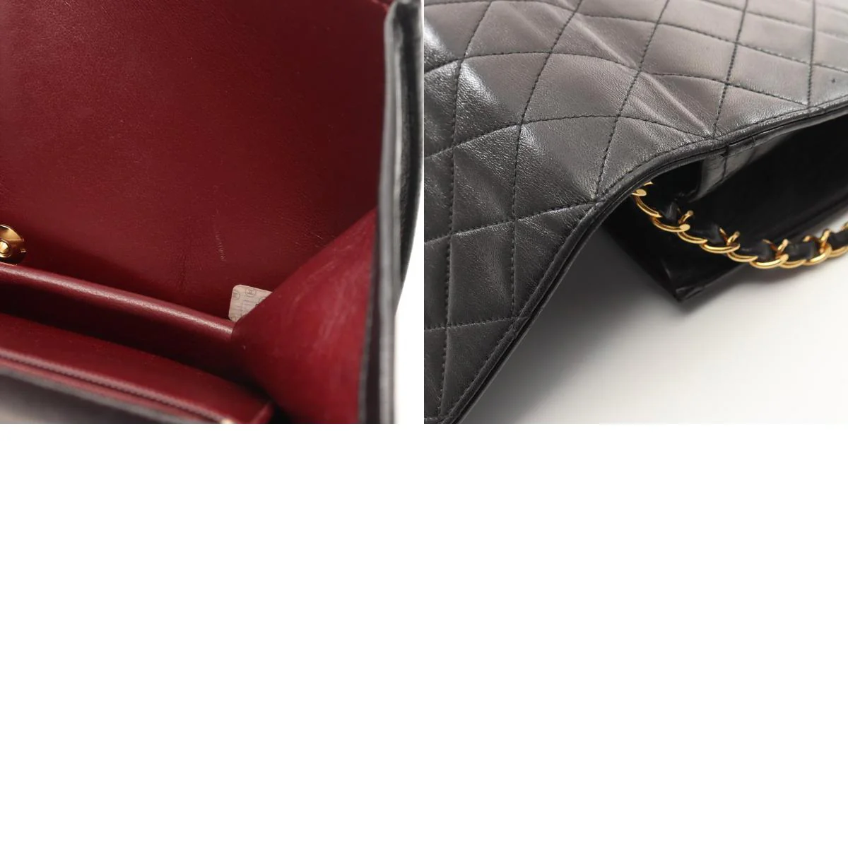 Chanel Lambskin Matelasse Flap Shoulder Bag