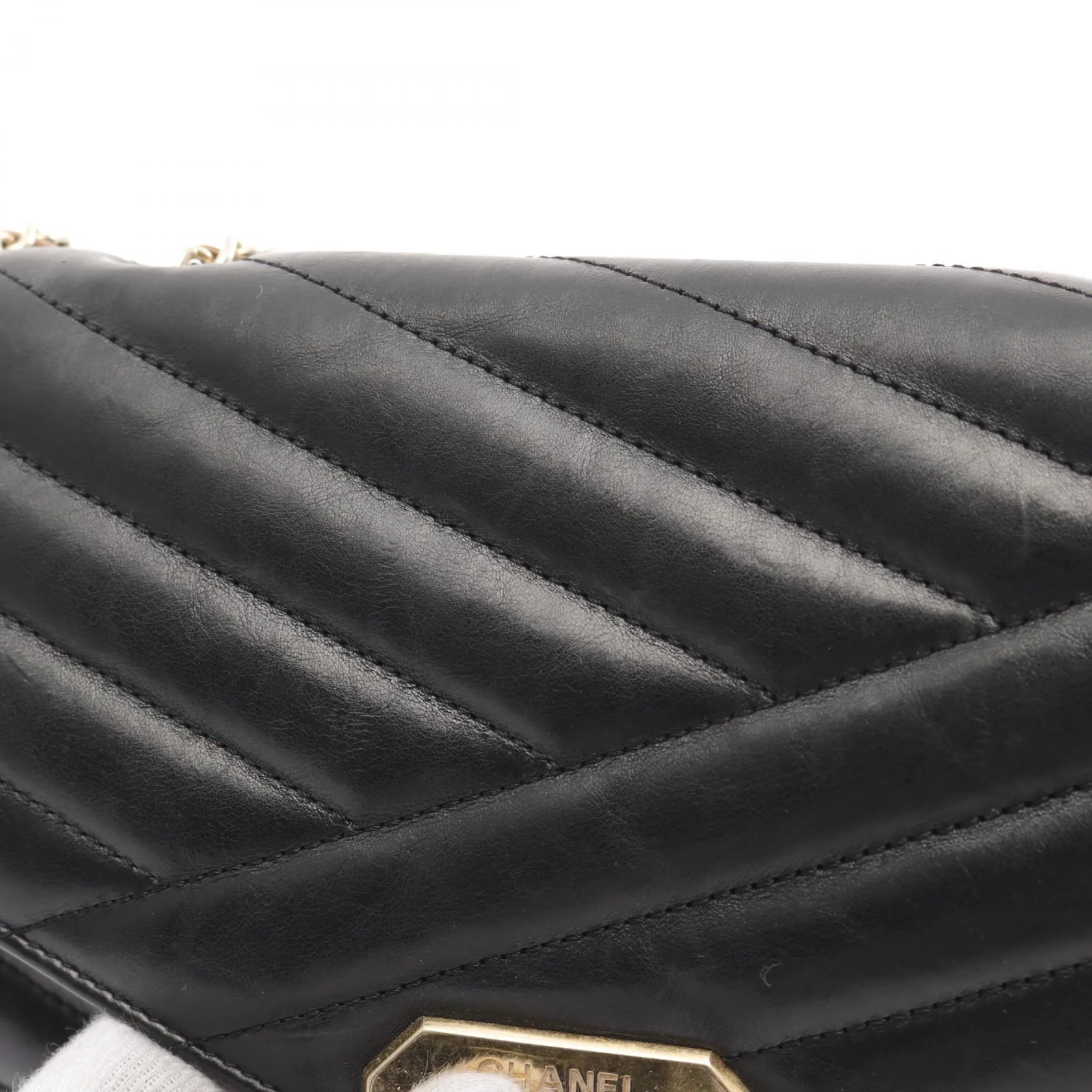 Chanel 2.55 Mademoiselle Shoulder Bag Black