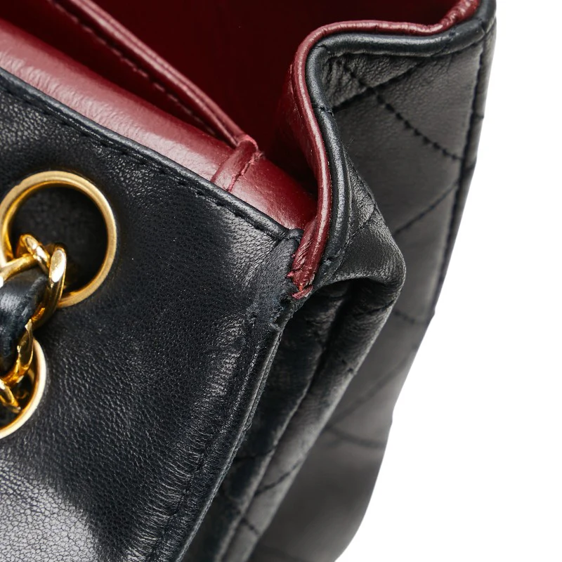 Chanel Lambskin Coco Mark Matelasse Shoulder Bag