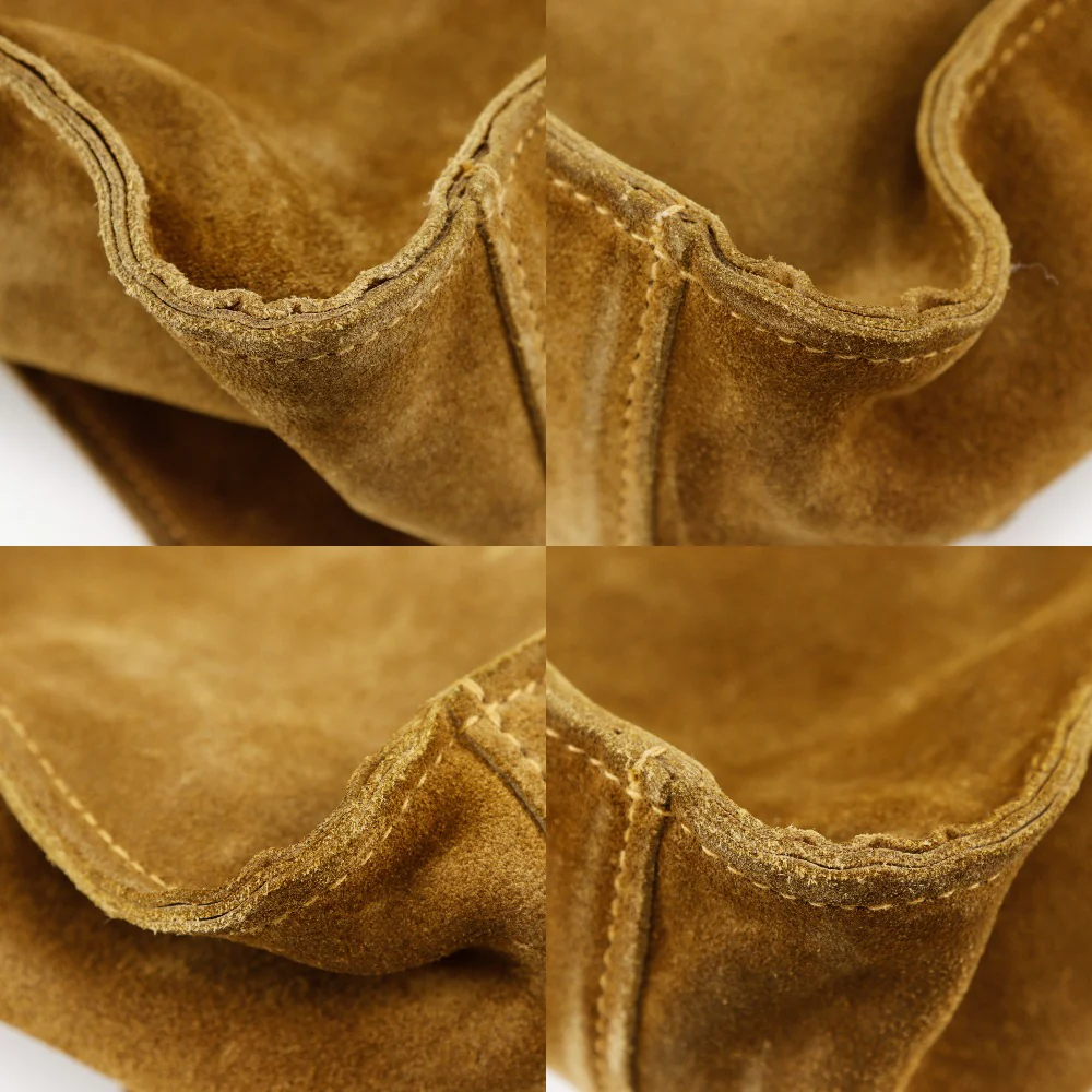 Chanel Suede Handle Logo Tote Bag
