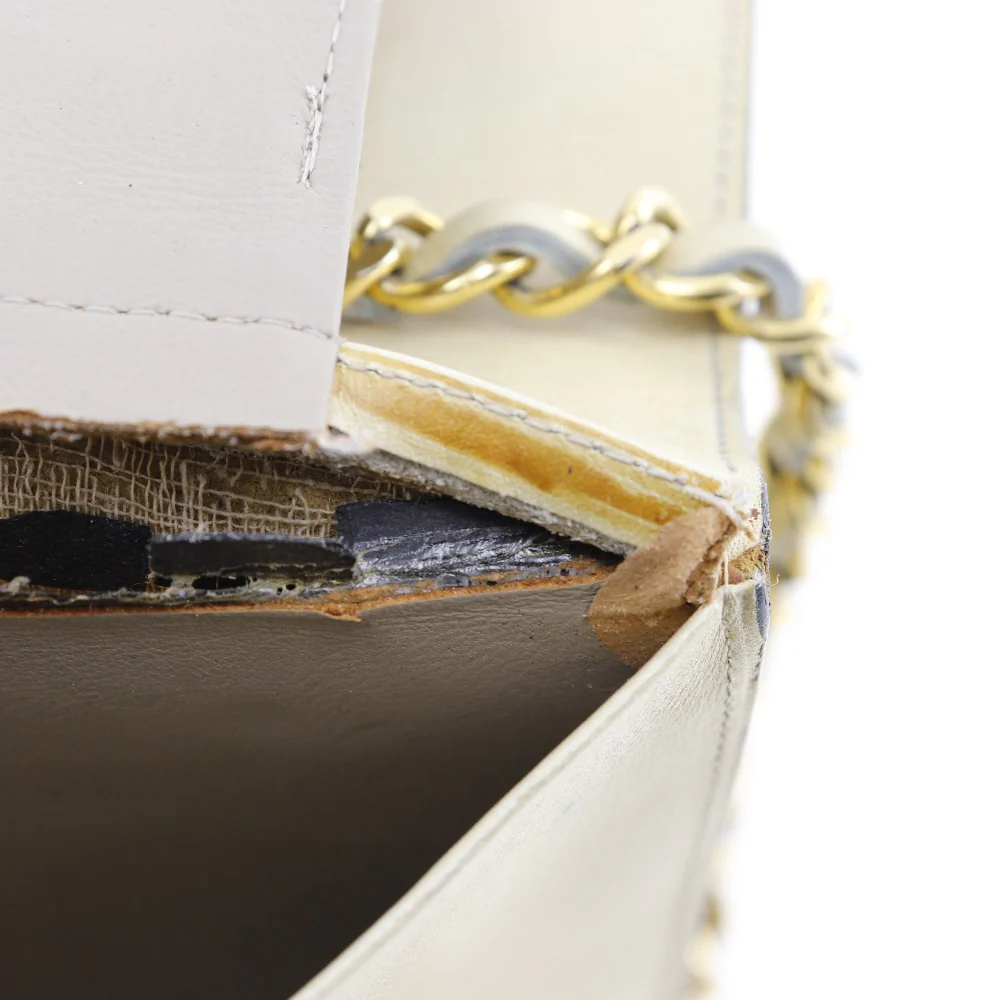 Chanel Chain Shoulder Bag Beige