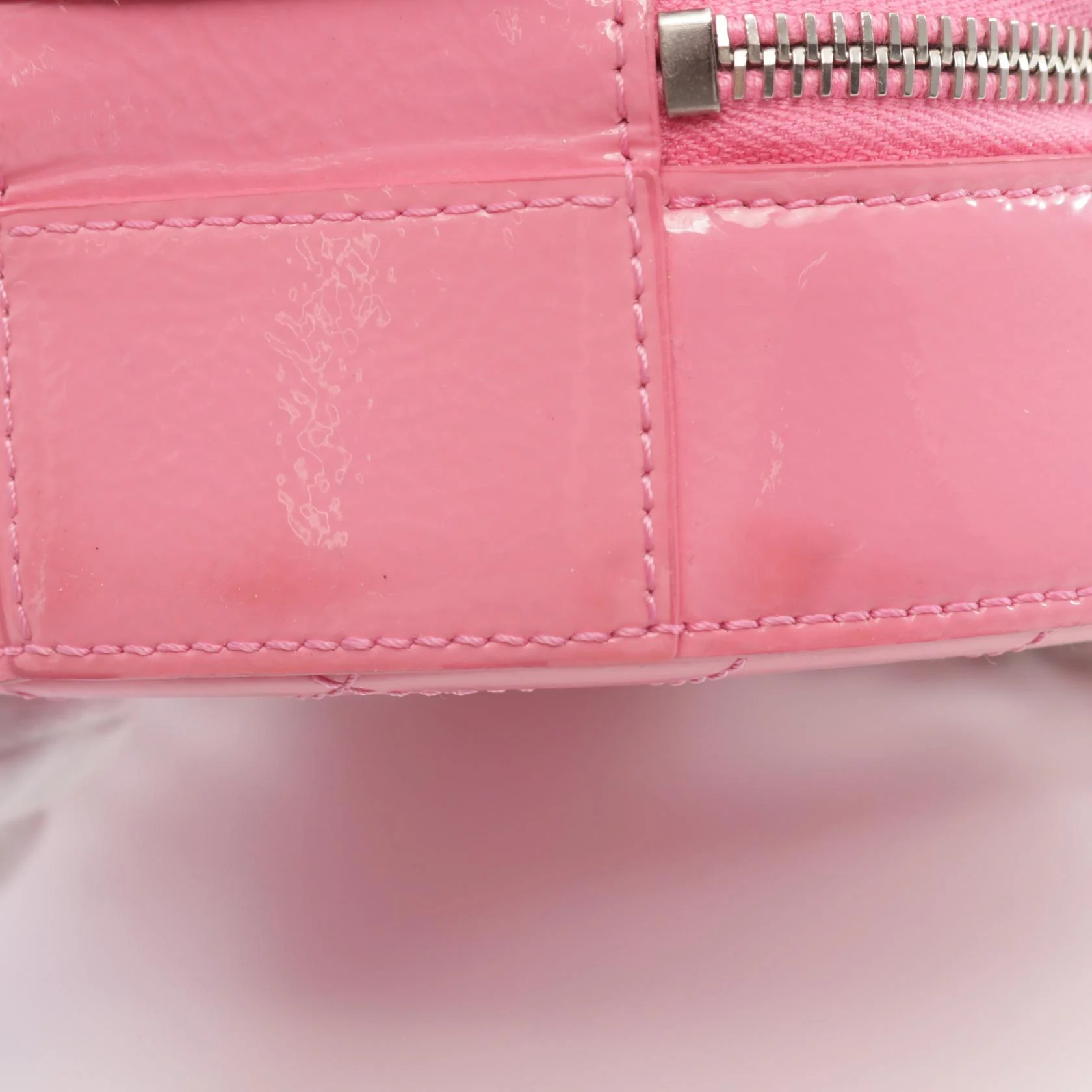 Chanel Patent Leather Round Earth Coco Mark Handbag