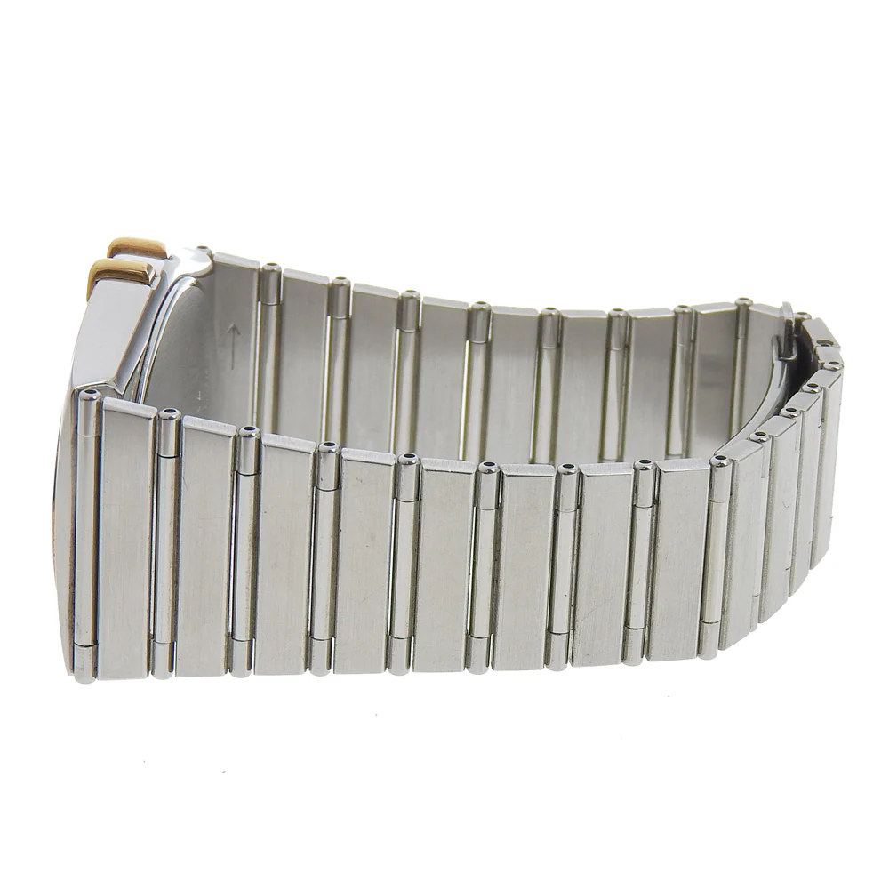 Omega Constellation Day-Date Quartz Watch Stainless Steel K18 Yellow Gold