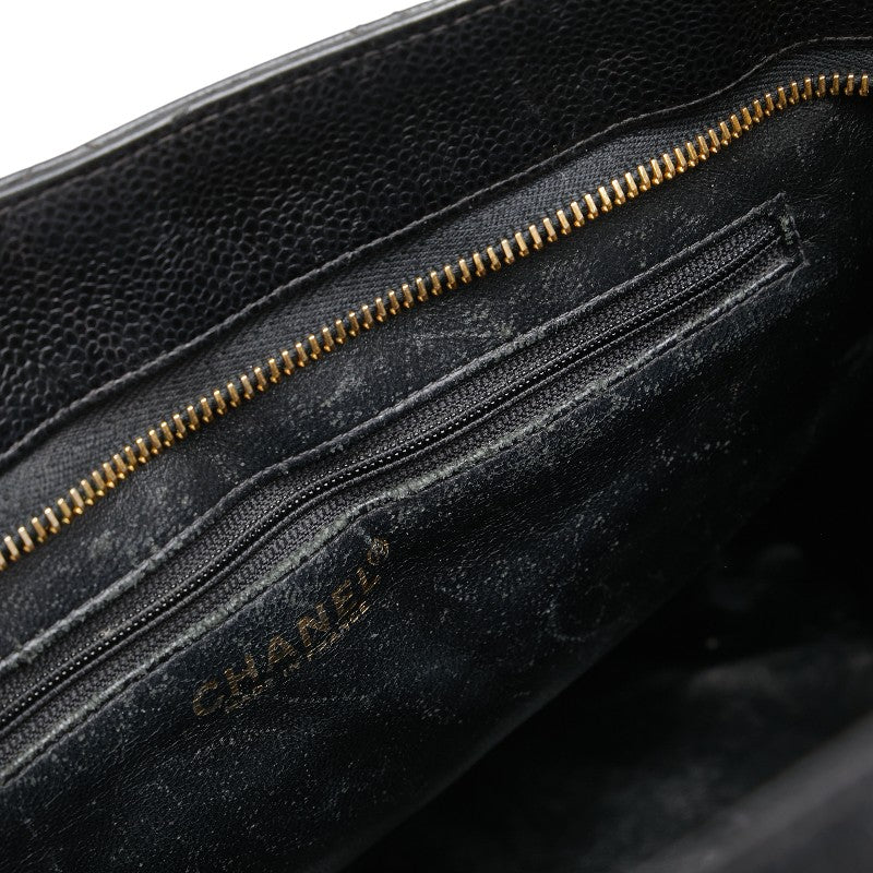 Chanel Caviar Skin Matelasse Coco Mark Tote