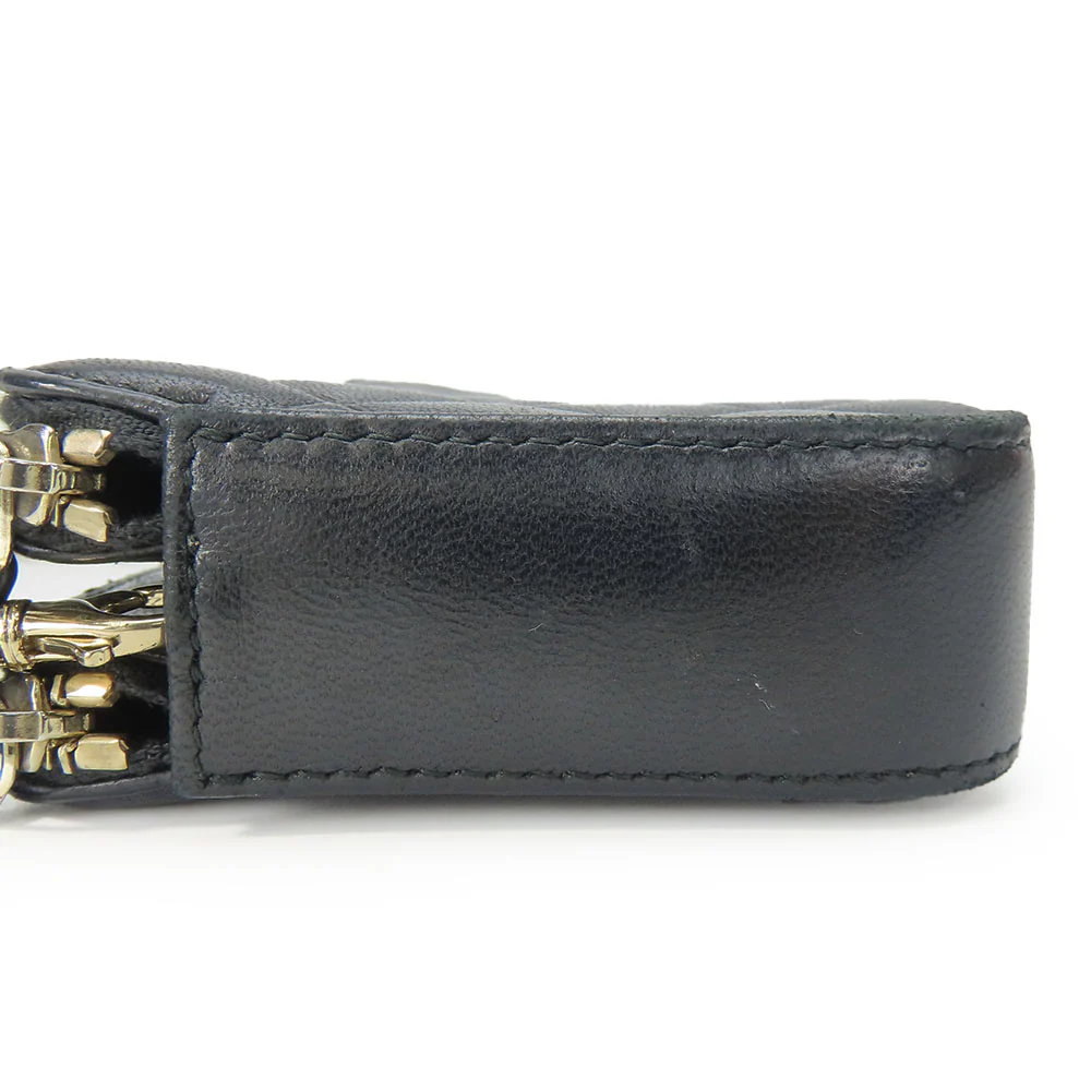 Chanel Lambskin Chain Shoulder Bag Wallet