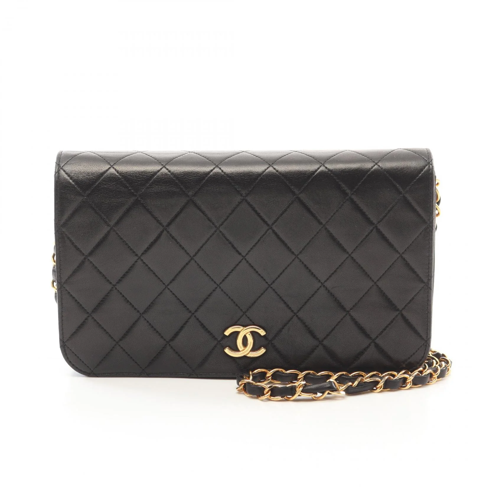 Chanel Lambskin Matelasse Flap Shoulder Bag