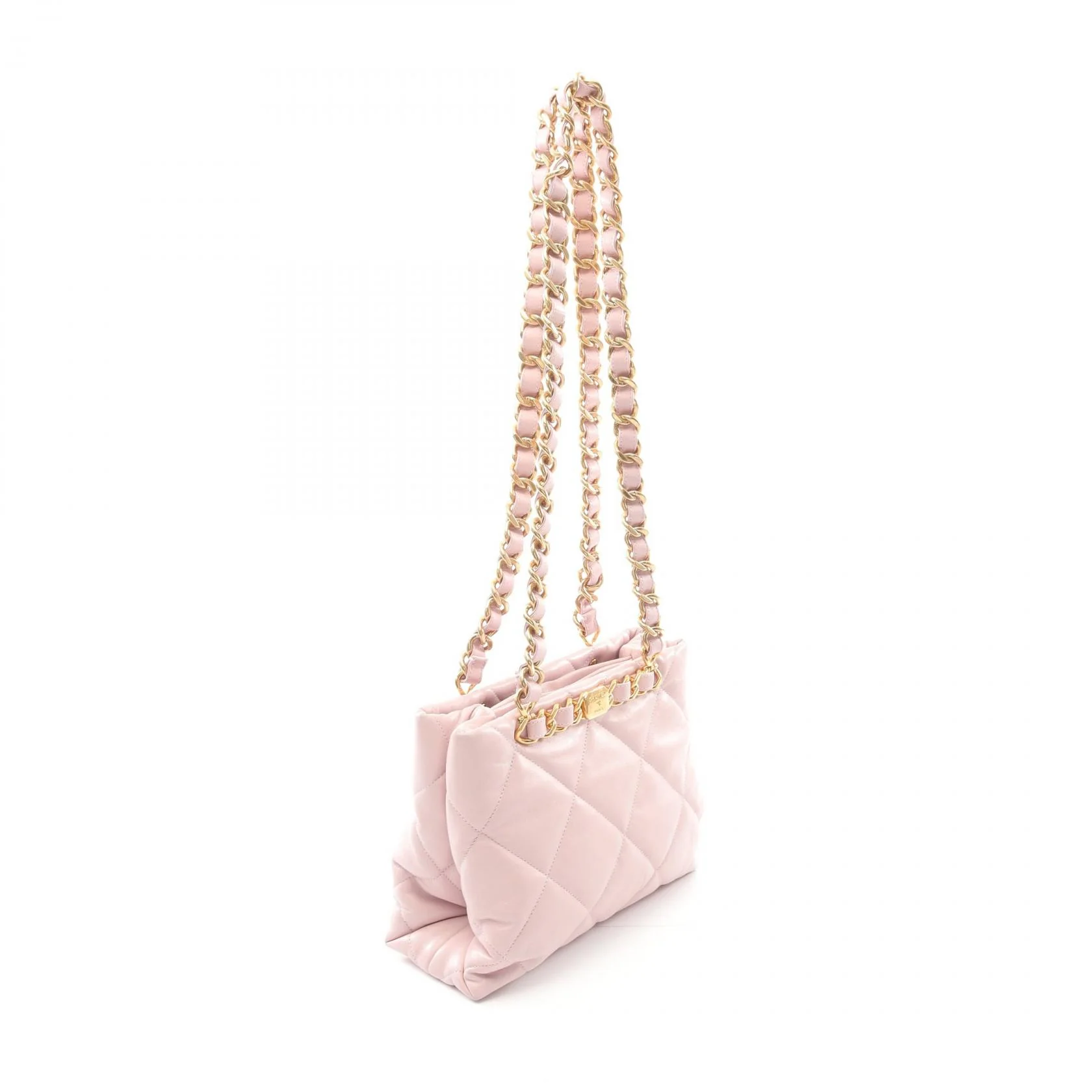 Chanel Matelasse Small Tote Bag Pink