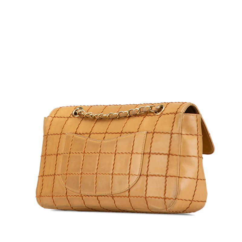 Chanel Wild Stitch Chocolate Bar Chain Shoulder Bag