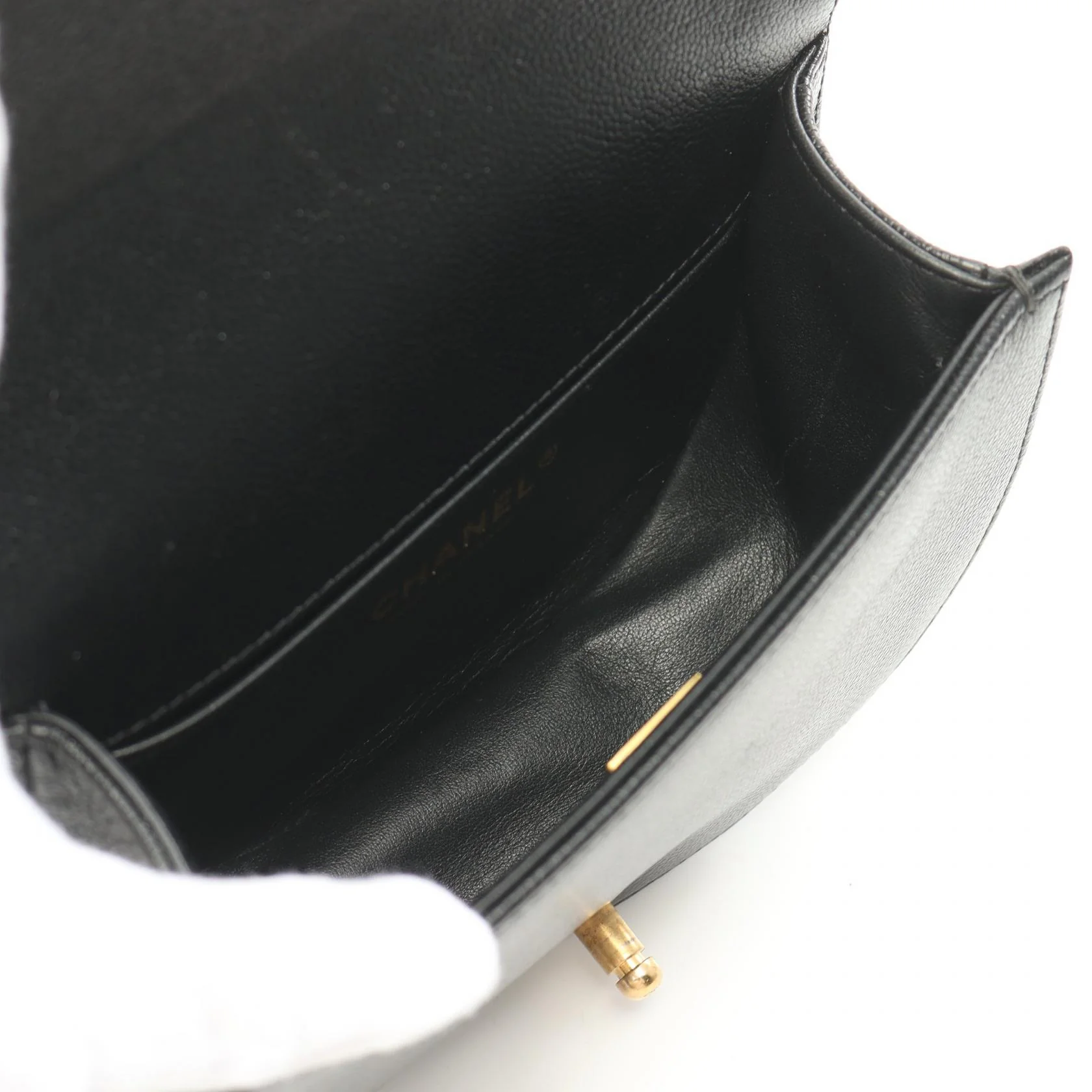 Chanel Boy Small Shoulder Bag Black Caviar