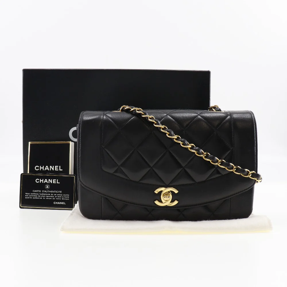 Chanel Lambskin Chain Shoulder Bag
