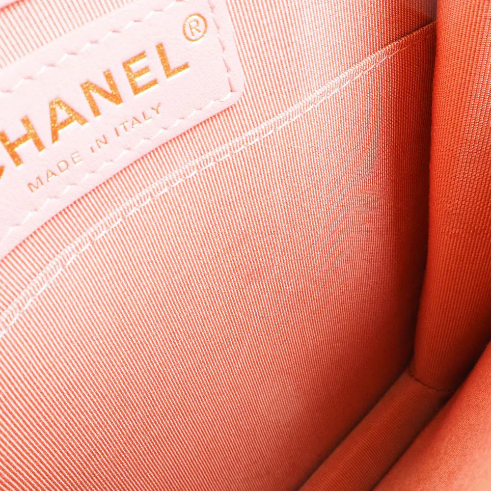 Chanel Tweed Lambskin Chain Shoulder Bag AS0130