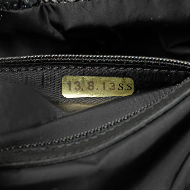 Chanel Nylon Leather Tweed Print Backpack