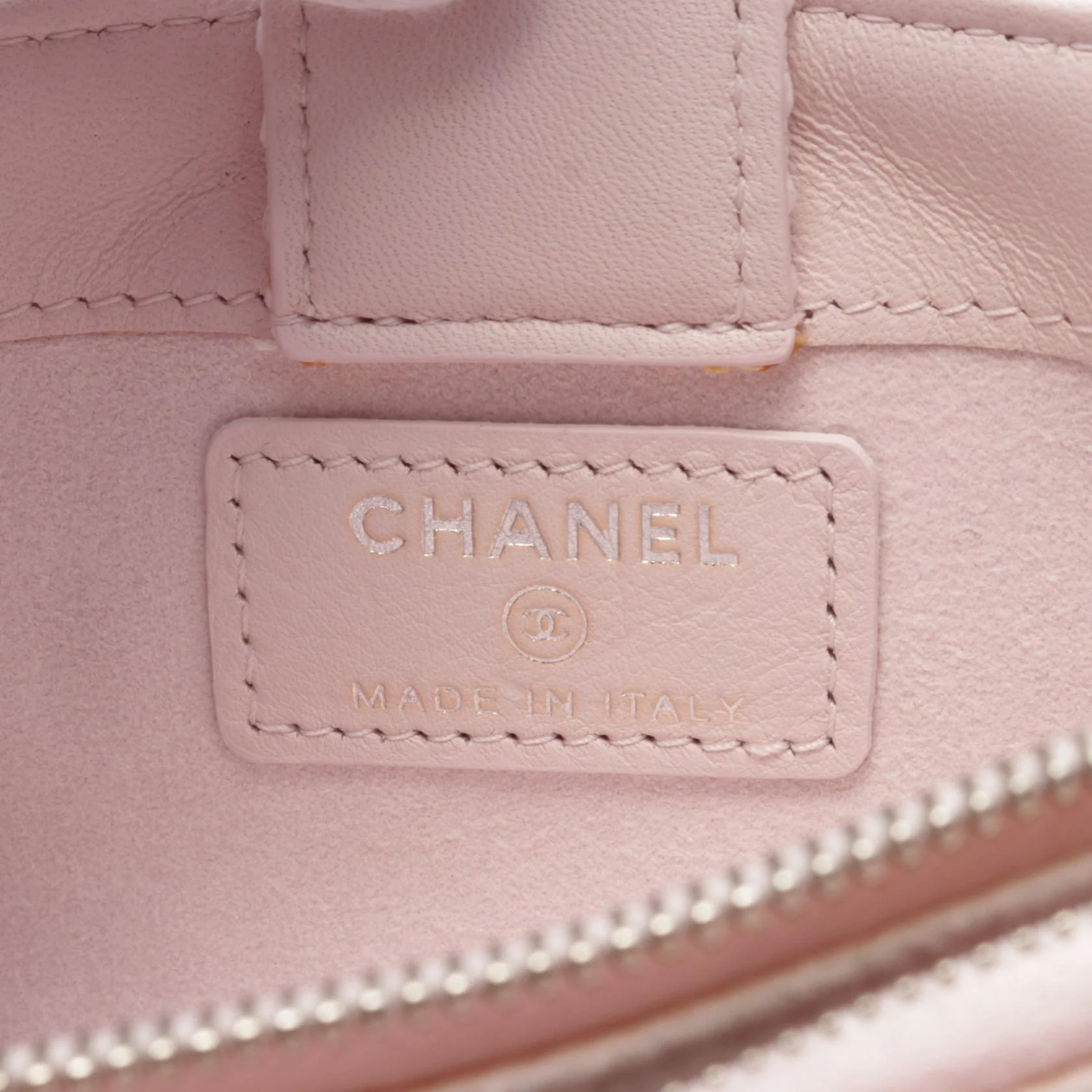 Chanel Raffia Mini Shoulder Bag Pink