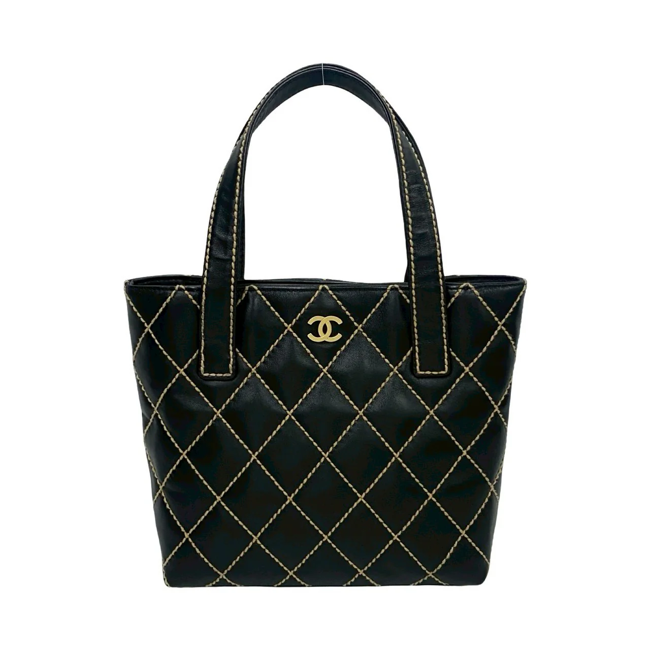 Chanel Wild Stitch Leather Mini Tote Bag