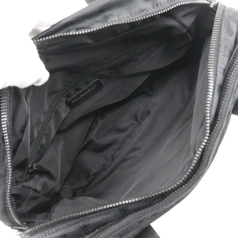 Chanel Nylon Canvas New Travel Line Handbag A15973