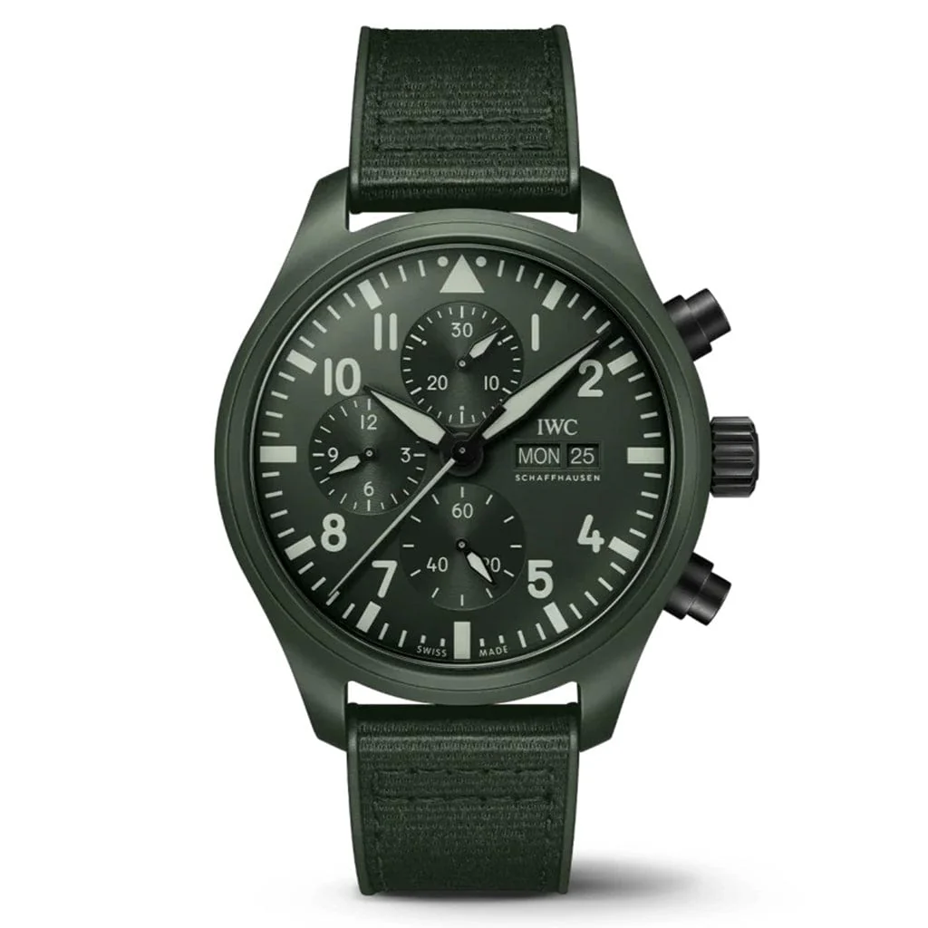 Pilot��s Watch Chronograph Top Gun Edition ��Woodland�� IW389106