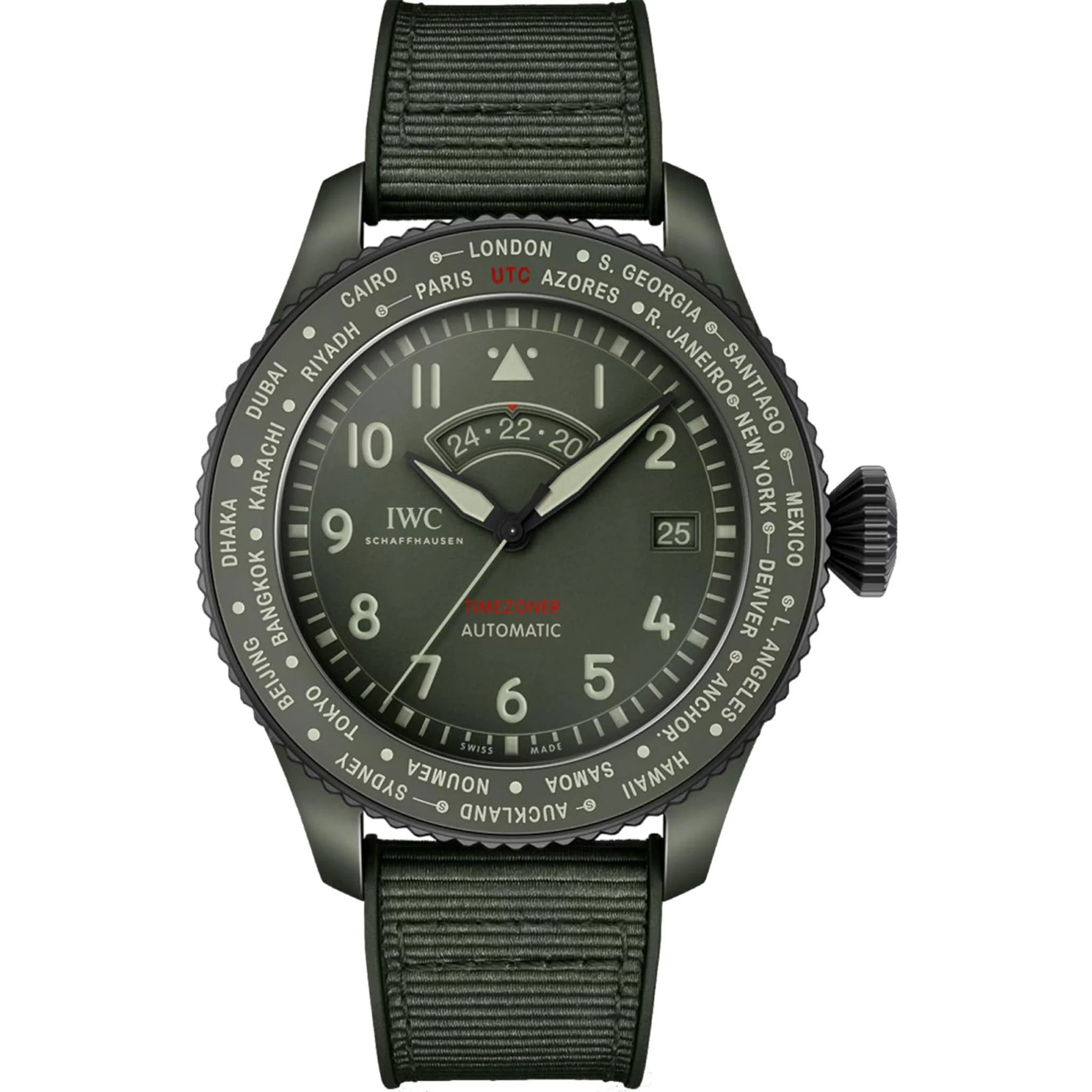 Pilot��s Watch Timezoner Top Gun Woodland IW395601