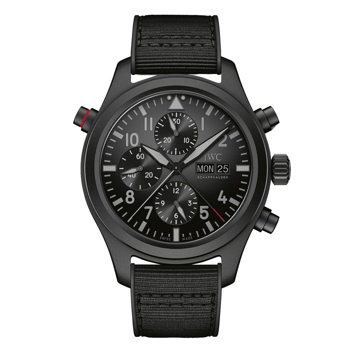 PILOT��S WATCH DOUBLE CHRONOGRAPH TOP GUN CERATANIUM IW371815