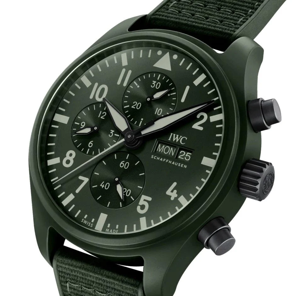 Pilot��s Watch Chronograph Top Gun Edition ��Woodland�� IW389106