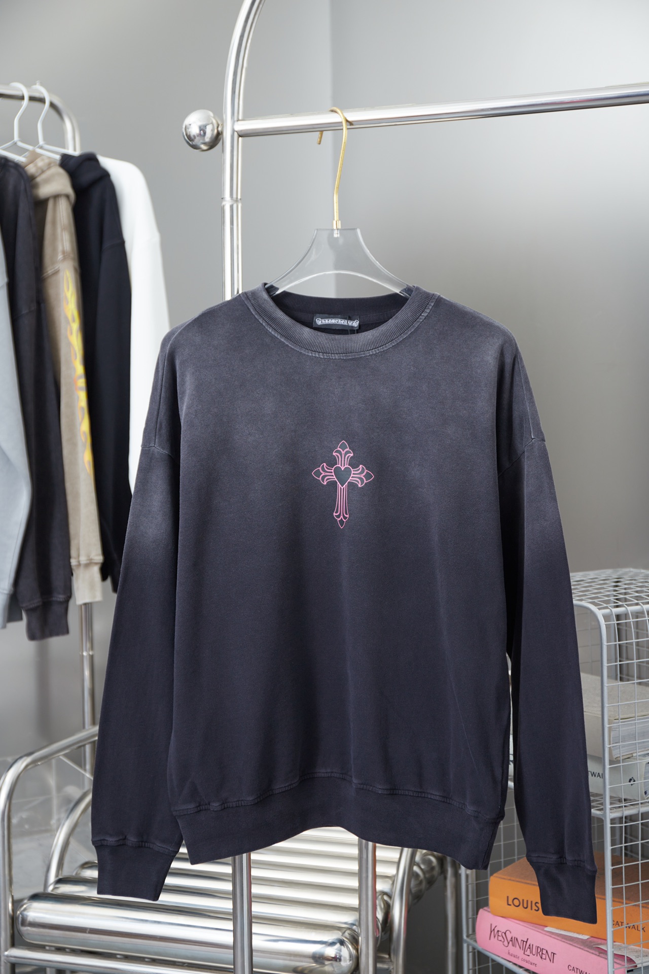 84_Chrome Heart Crewneck