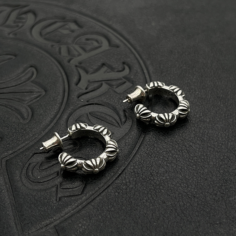 67_Chrome Heart Earrings