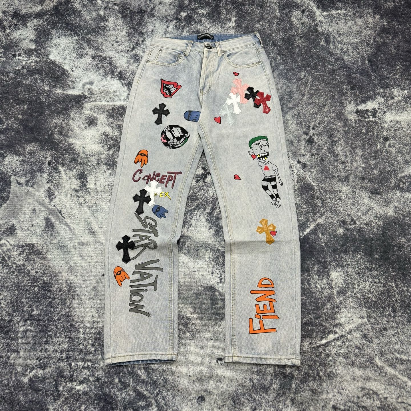 47_Chrome Heart Jeans
