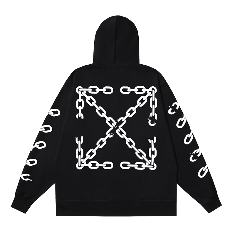 99_151 Off White Hoodie With Ziper