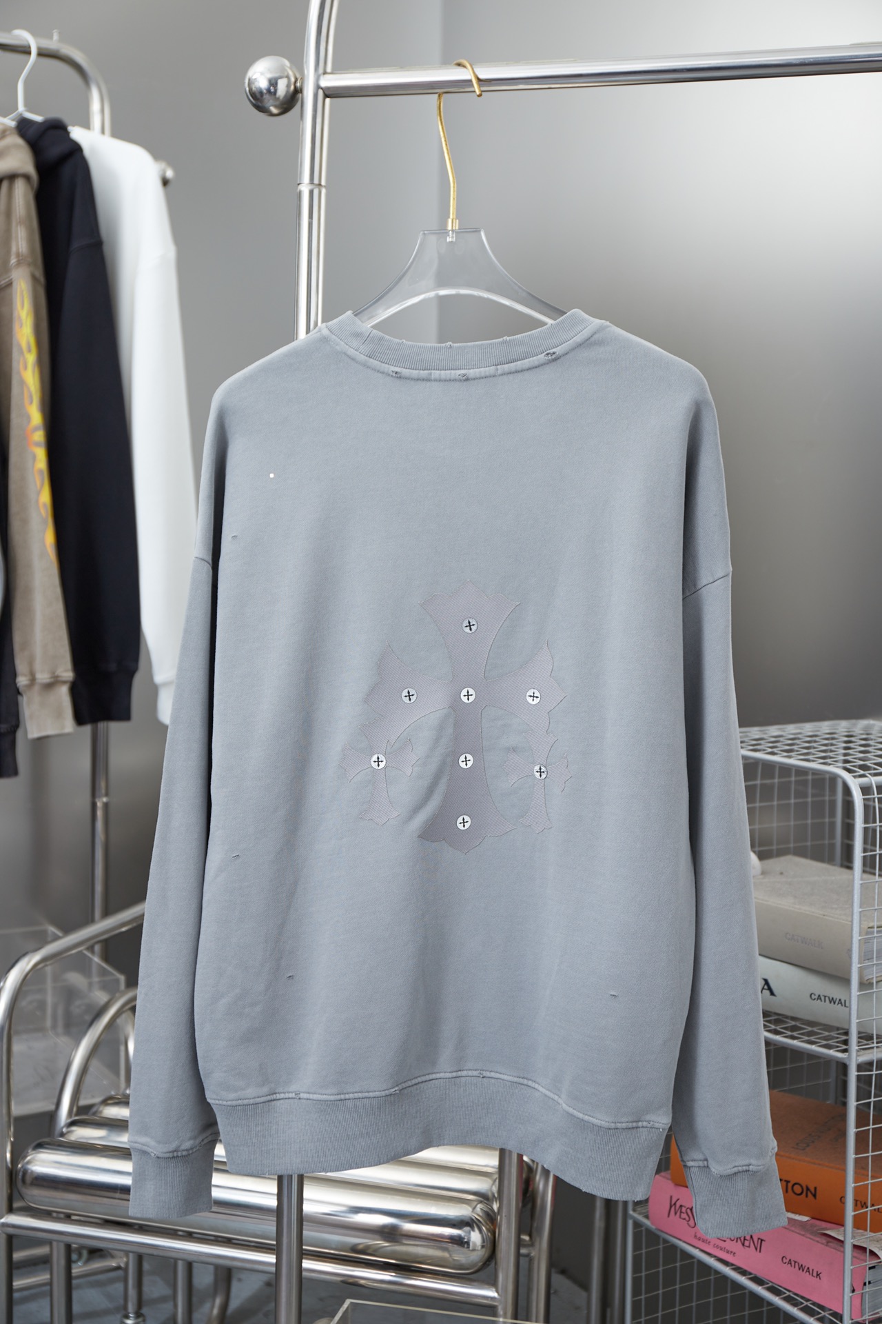 98_Chrome Heart Crewneck