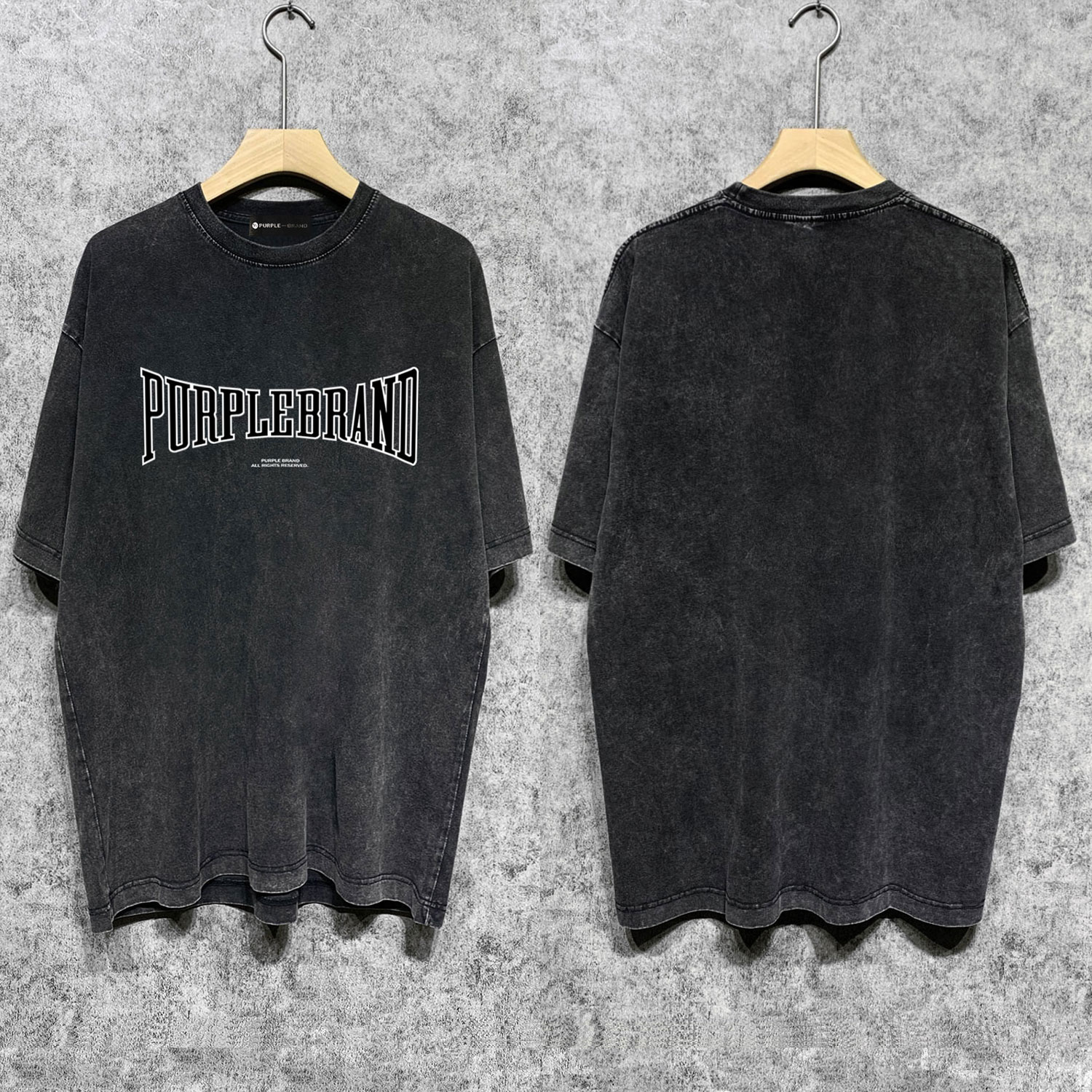 81_Purple Brand T-shirt 2 Colors