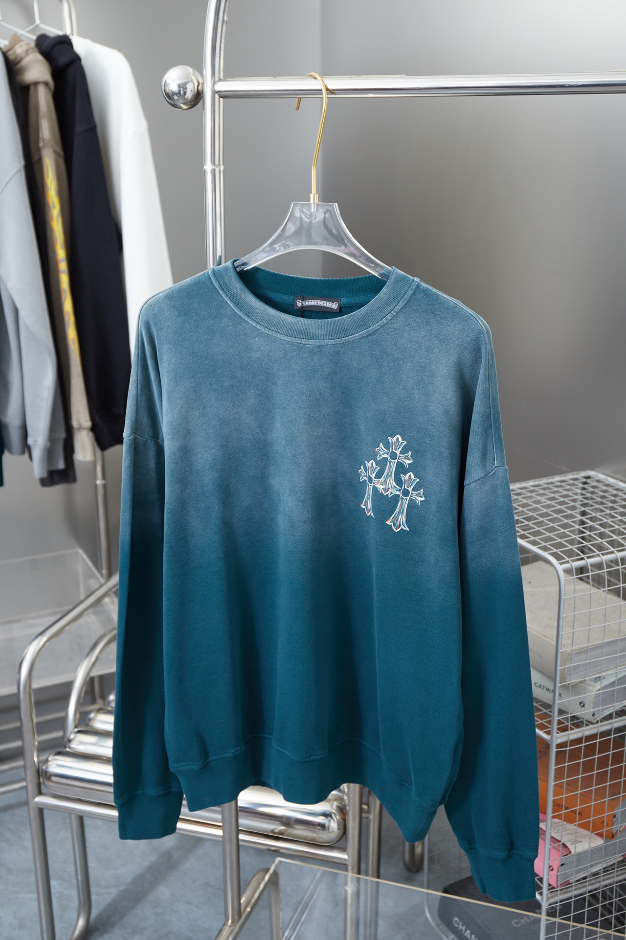 90_Chrome Heart Crewneck