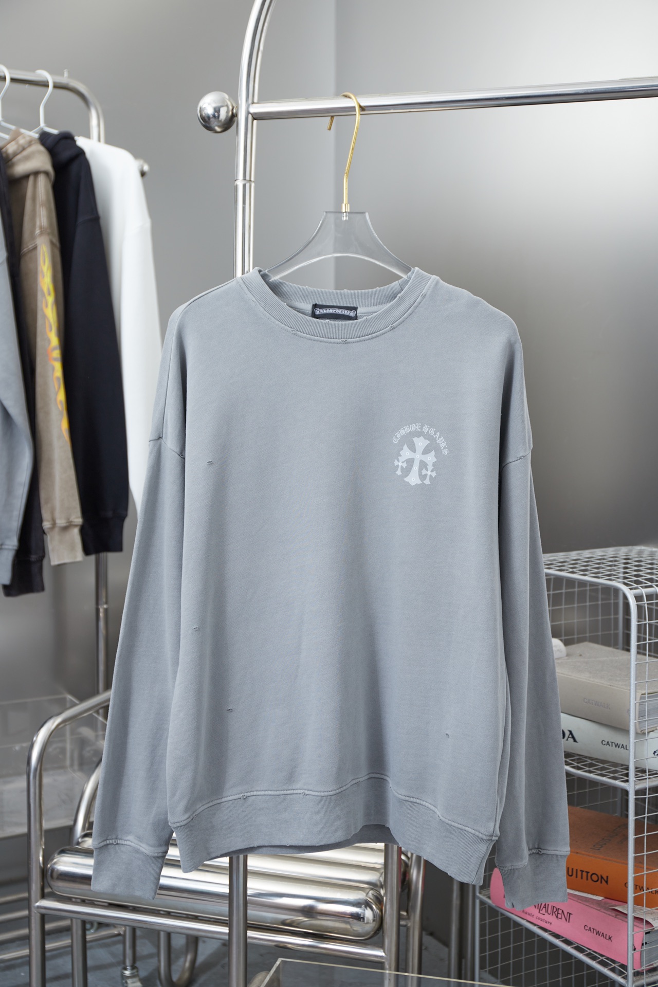 98_Chrome Heart Crewneck