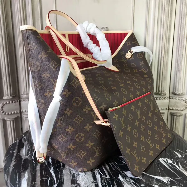 L M41179 Neverfull GM Shoulder Bag Monogram Canvas