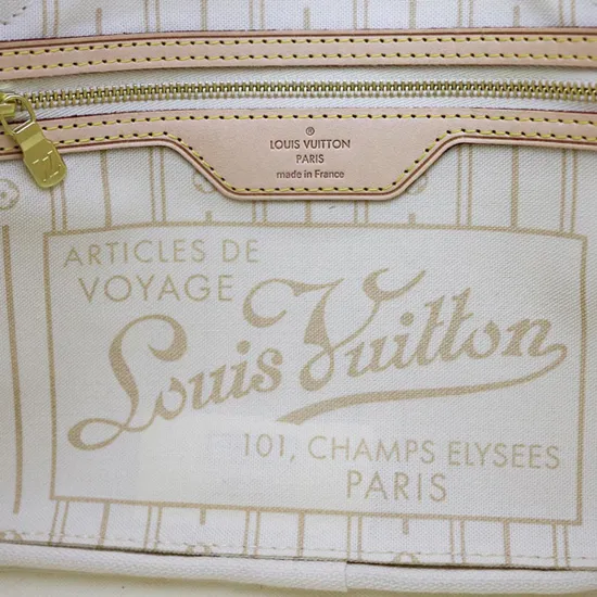 L N51110 Neverfull PM Shoulder Bag Damier Azur Canvas
