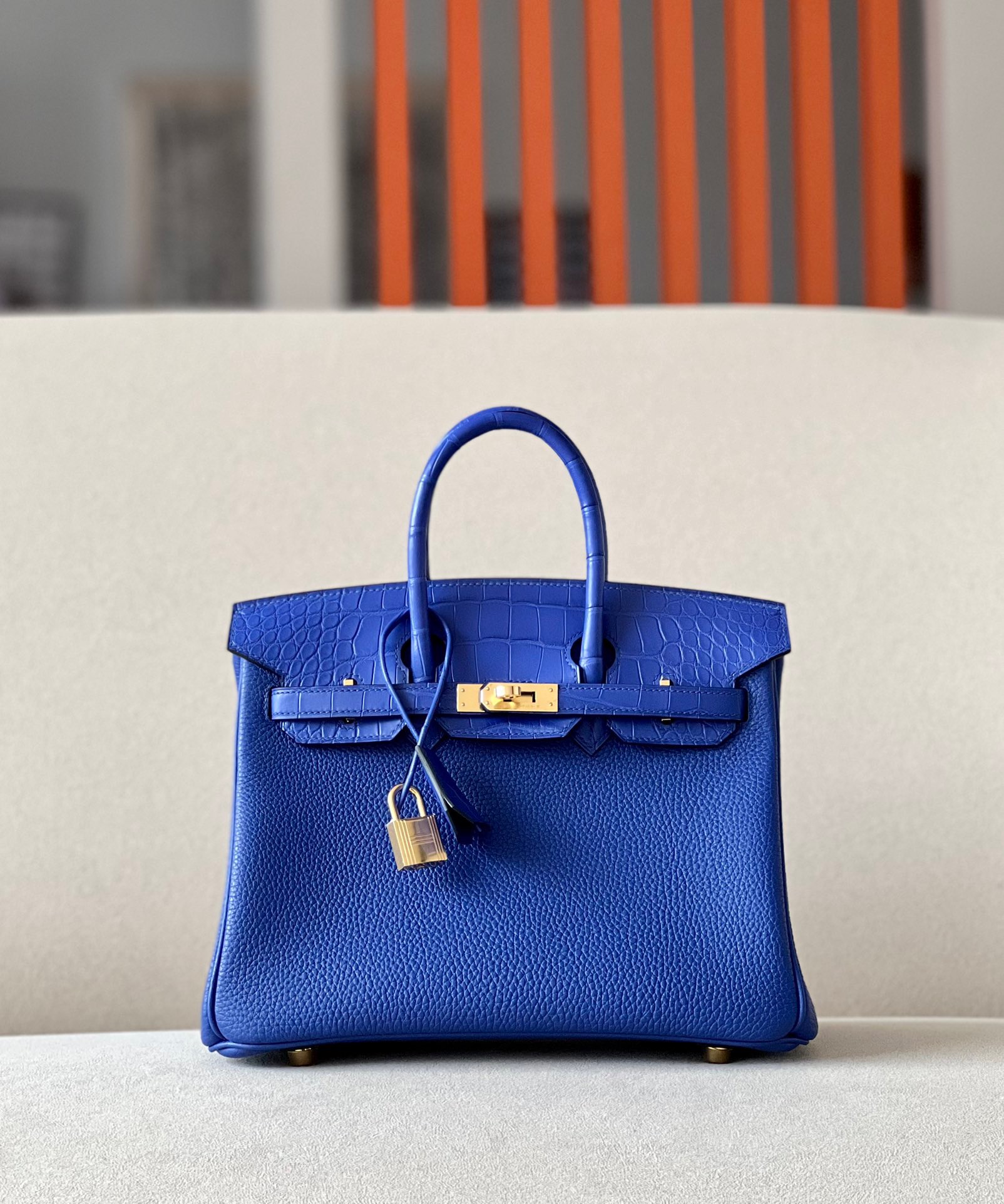 Hermes Advanced customization Birkin 25 crocodile skin