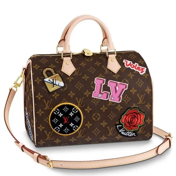 L Speedy 30 Bandouliere Monogram Canvas M43989