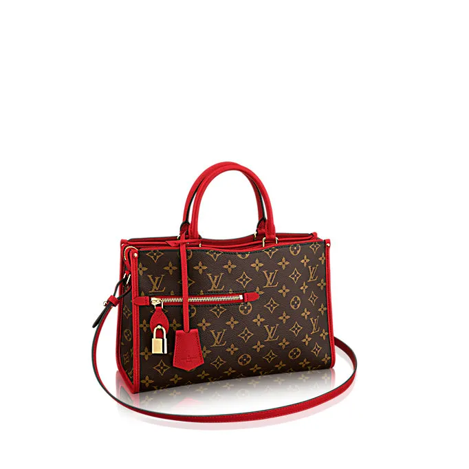 L-bag Monogram Canvas POPINCOURT PM RED
