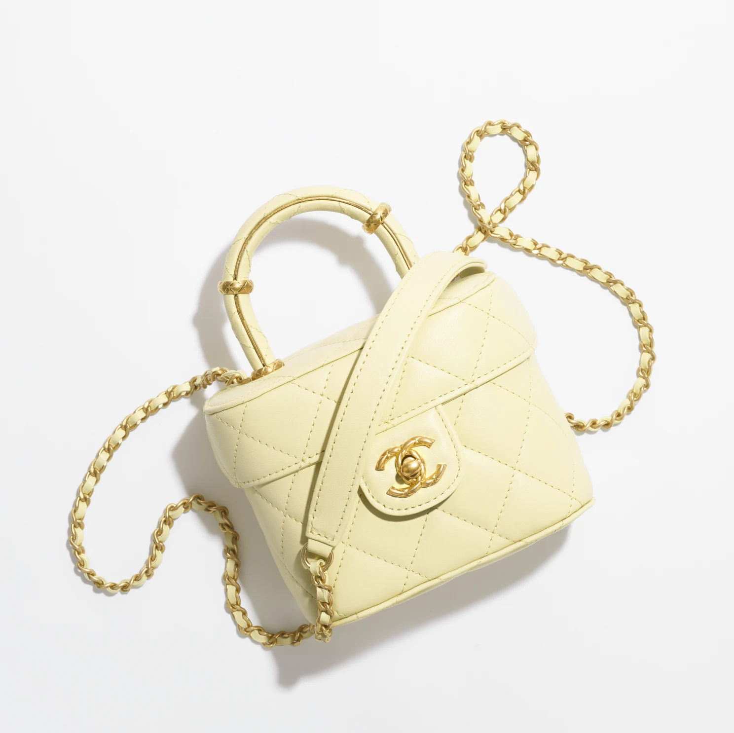 SMALL VANITY CASE-Light Yellow