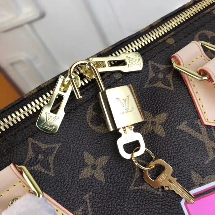 L Speedy 30 Bandouliere Monogram Canvas M43989