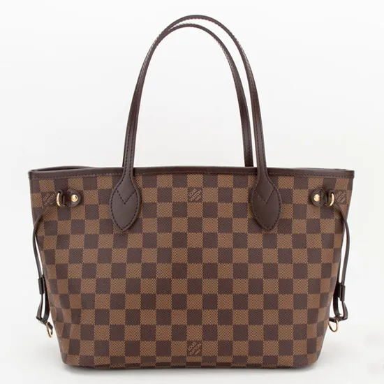 L N51109 Neverfull PM Shoulder Bag Damier Ebene Canvas
