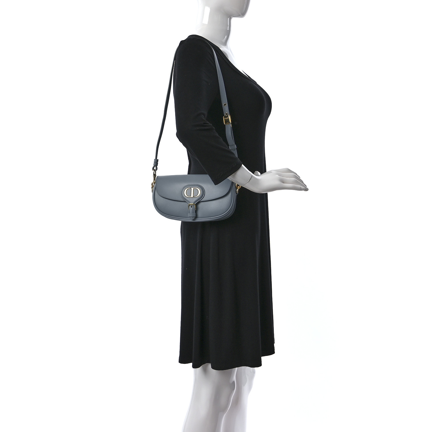 Box Calfskin East West Bobby Bag Horizon Blue