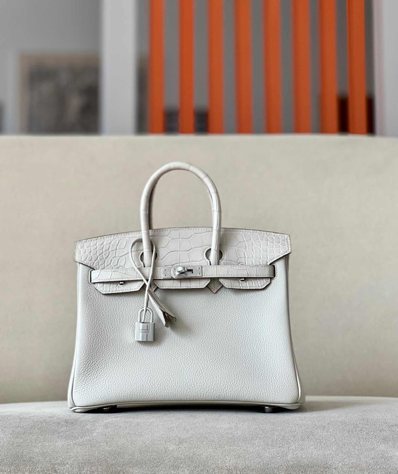 Hermes Advanced customization Birkin 25 crocodile skin