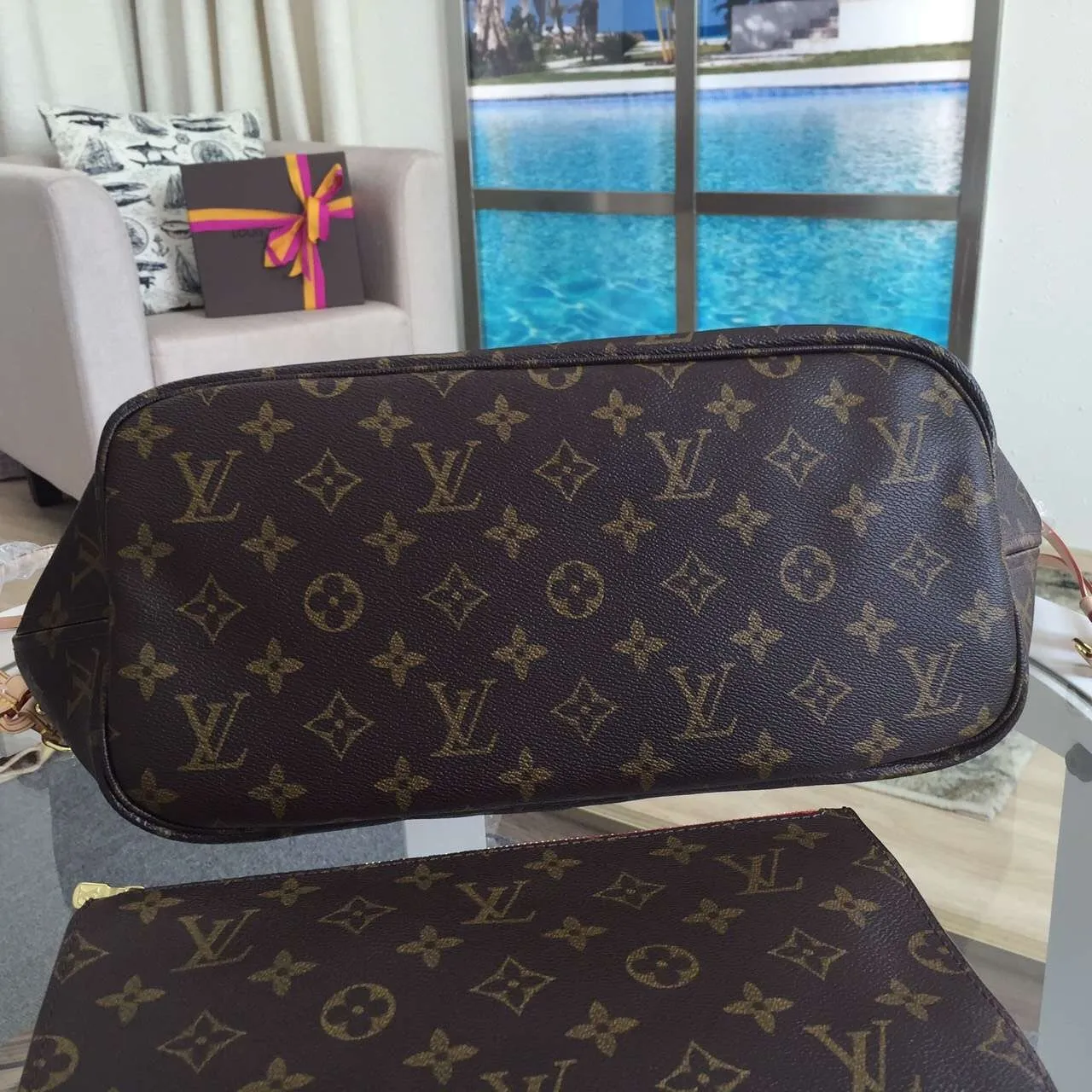 L Neverfull MM Bag Monogram Canvas M40996
