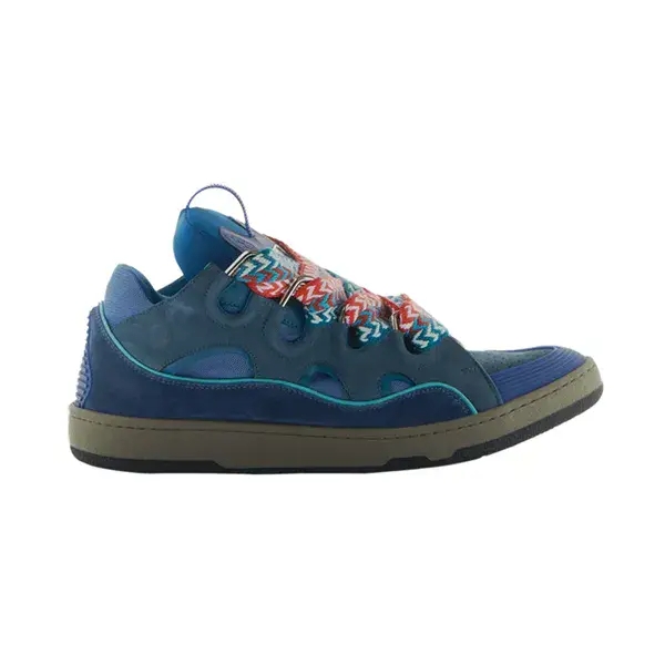 Lanvin Leather Curb Taurus Blue