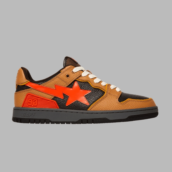Bape Sk8 Sta ' Black Orange '