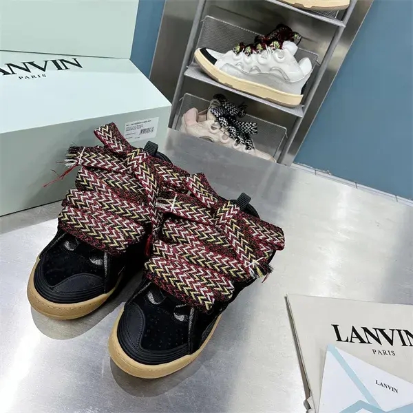 Lanvin Leather Curb Black Gum