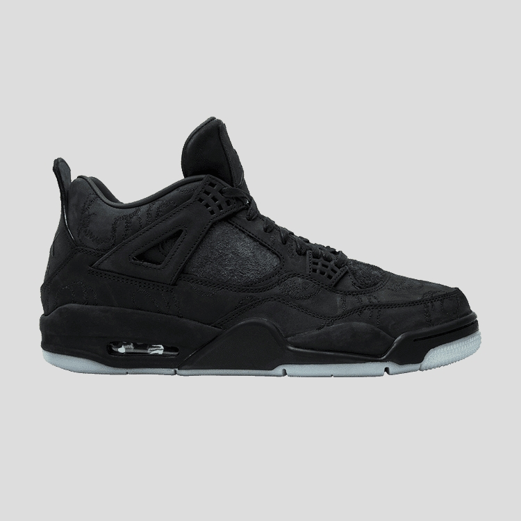 KAWS x Jordan 4 Retro ' Black '